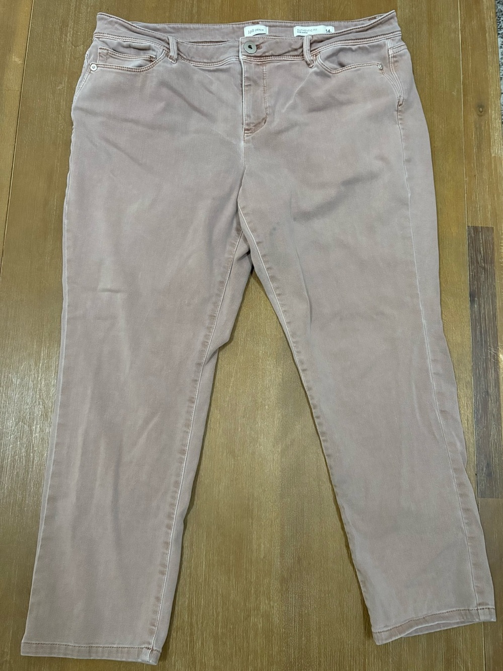 J. Jill Cropped Ankle Jeans in Dusty Rose